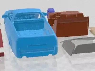 Holden VF Commodore UTE SSV 2014 Printable Car 3D print model