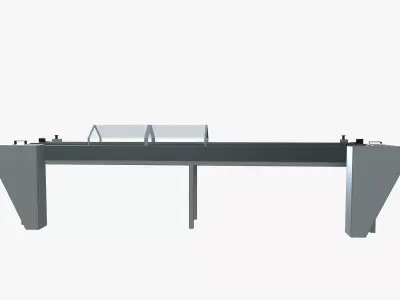 Conveyor belt Low-poly 3D model order
