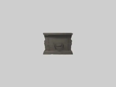 Batteredcoffin Model 1 Low-poly 3D model