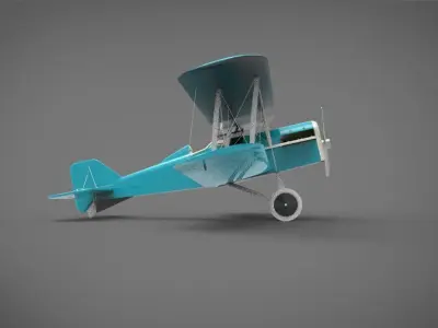 Royal Aircraft Factory SE 5a 3D model purchase