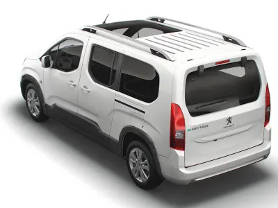 Peugeot E Rifter XL 2022 3D model