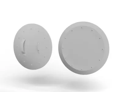 Medieval Shield Low-poly 3D model