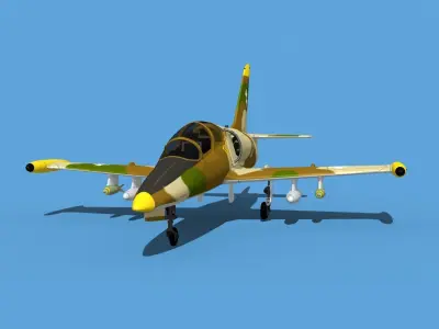 Aero Vodochody L-39C Albatross Lithuania 2 3D model