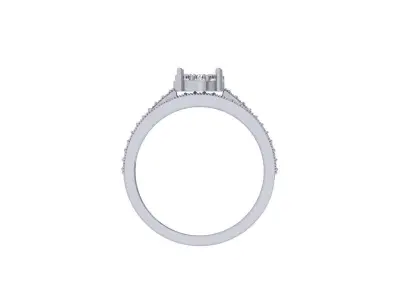 Bridal set Ring 3D print model purchase