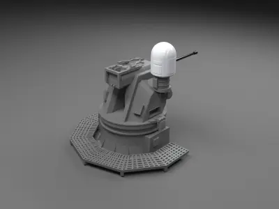 MK-38 Machine Gun System 3D model purchase