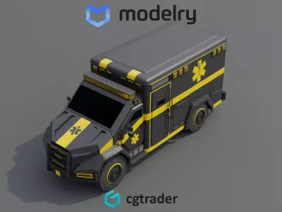 Ambulance 3D model buy