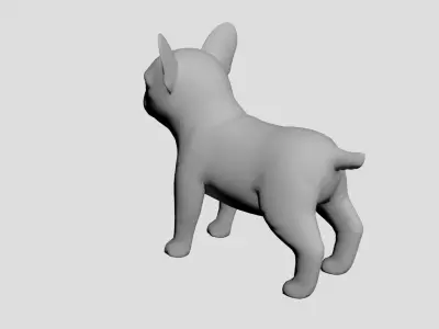 puppy-dog cocept Low-poly 3D model