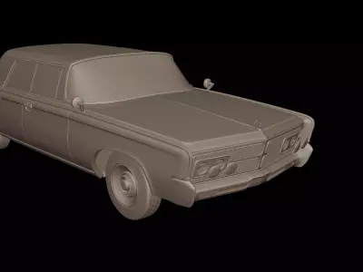 Chrysler Imperial Crown 1965 3D print model