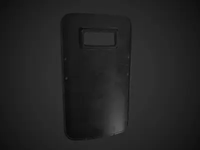 Riot Shield Low-poly 3D model buy