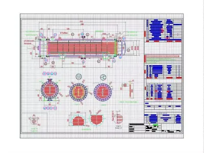 HEAT EXCHANGER - SURFACE AREA 50 m2 3D model