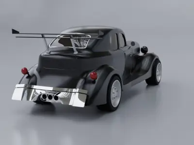 Sport car Free 3D model Polygon mesh