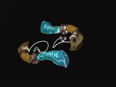 Dagger Stylized Low-poly 3D model