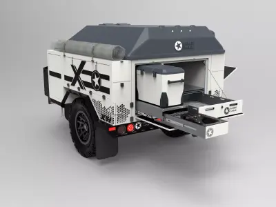 Off Road Trailer 3D model