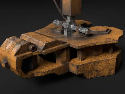 Ticks  Low-poly 3D model