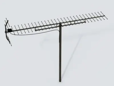 Antenna 02 Low-poly 3D model