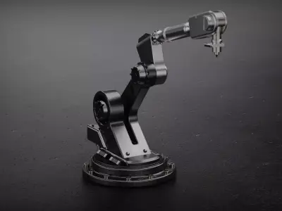 Robotic arm mechanical  3D model