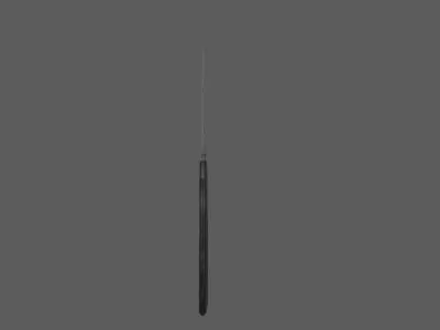 Butterfly knife 3D model buy