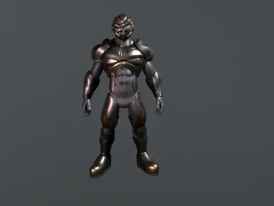 sci fi suit 3D model get