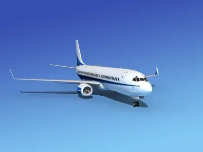 Boeing 737-800 Corporate 5 3D model