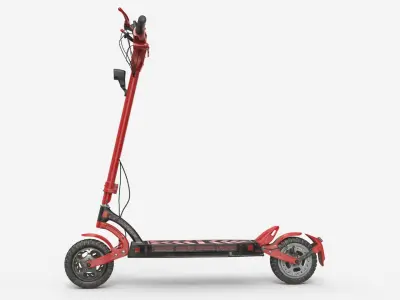  E-Scooter Offroad Red Dirty - PBR 