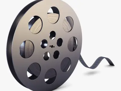 Video Film Reel 35mm v 1 3D model
