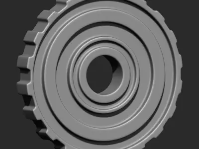 Steampunk Gears IMM Brush Pack 12 in One Vol 7 3D model