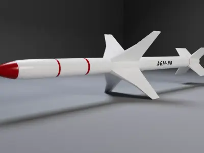 AGM-88 Missile 3D model