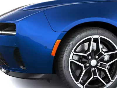 Dodge Charger Daytona RT 4-door Sixpack 2026 3D model