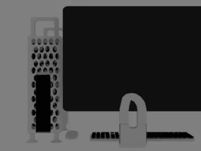 MAC STUDIO AND MAC PRO Low-poly 3D model