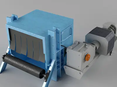 Industrial Coal Preparation Plant 3D model