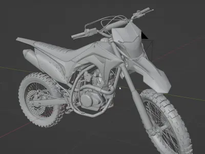 2020 Honda CRF150L 3D model