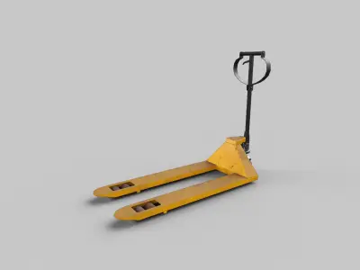 Hand Pallet Lowpoly Low-poly 3D model