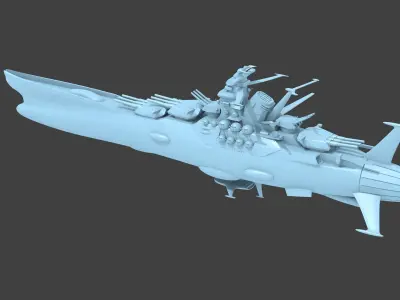 Space Battleship Yamato 3D print model