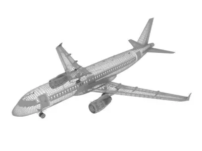 Airbus 320 3D model