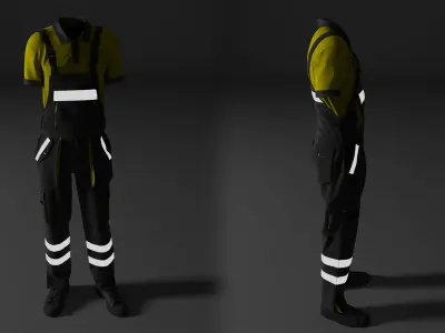 INDUSTRIAL WORKWEAR 3D model