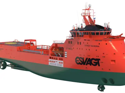 Fast Rescue Vessel ESVAGT AURORA 3D model