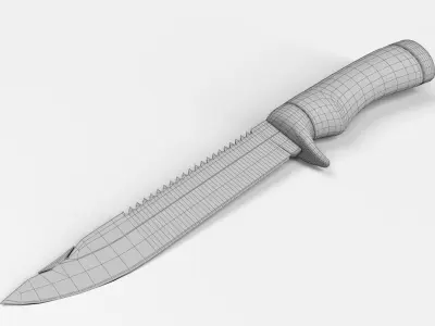 Fishing knife 3D model