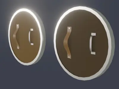 Shield Pack 1 Free low-poly 3D model