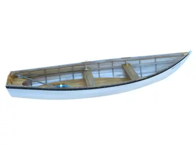 recreational boat 3D model purchase