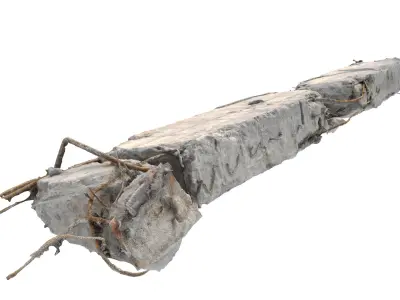 Concrete Rubble Pack 3D model