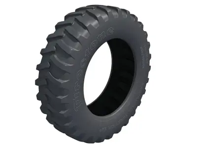 Off Road Tractor Tire 3D model