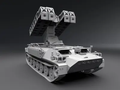Strela 10 Scale model 3D print model