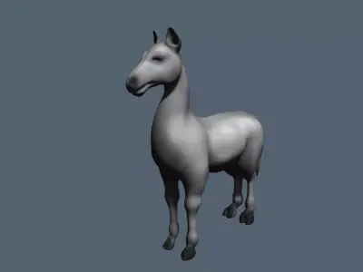 HORSE 3D model 4