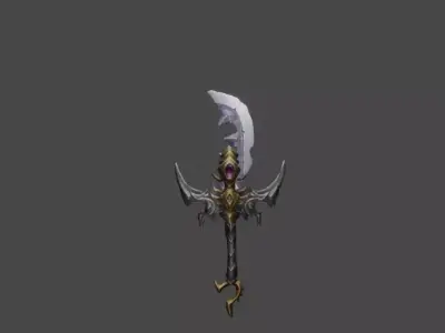 Zeloeman Sword A 23 Low-poly 3D model