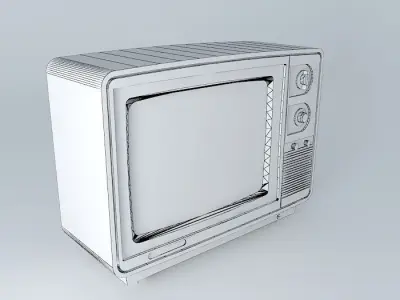 Retro TV 3D model