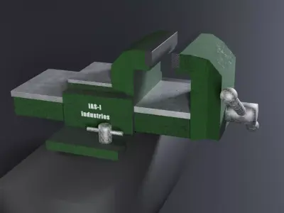 Professional Bench Vise - IAS-I Industries 3D model