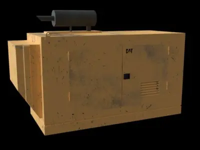 Generator Industrial Free low-poly 3D model