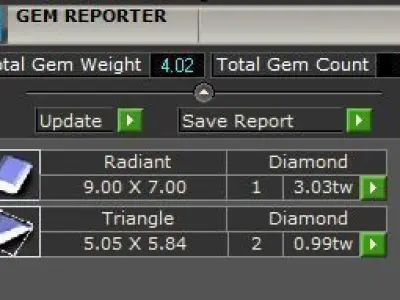 Radiant Solitaire Ring 3D print model shop