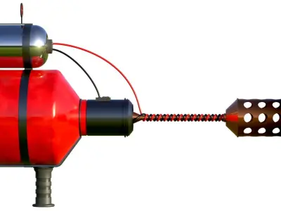 Flamethrower 3000 Free 3D model