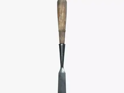 Medieval Chisels V06 Low-poly 3D model